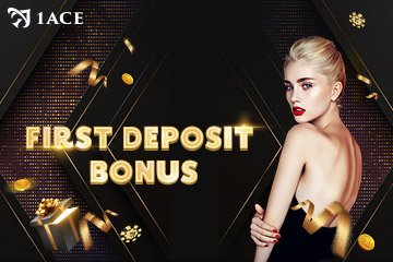 1AceBet First Deposit Bonus